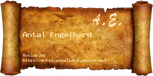Antal Engelhard névjegykártya